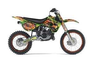 Kawasaki KX80 Dirt Bike Graphic Kit