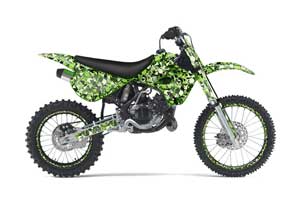 Kawasaki KX80 Dirt Bike Graphic Kit