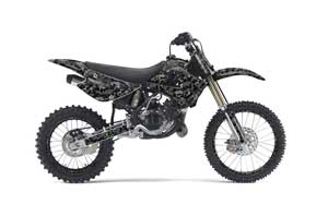 Kawasaki KX85 Dirt Bike Graphic Kit - 2001-2013 Digicamo Black