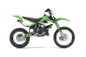 Kawasaki KX85 Dirt Bike Graphic Kit - 2001-2013 Empire Green