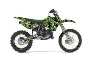 Kawasaki KX85 Dirt Bike Graphic Kit - 2001-2013 NorthStar Green