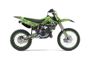 Kawasaki KX100 Dirt Bike Graphic Kit