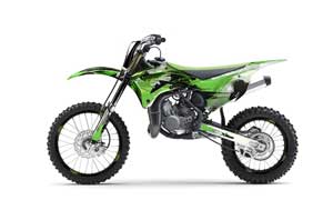 Kawasaki KX85 Dirt Bike Graphic Kit - 2014-2020 Carbon X Green
