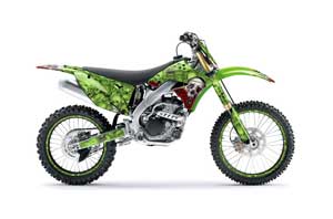 Kawasaki KXF250 Dirt Bike Graphic Kit