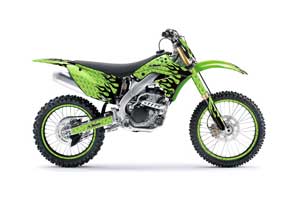 Kawasaki KXF250 Dirt Bike Graphic Kit