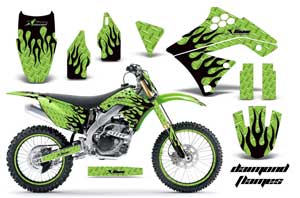 Kawasaki KXF250 Dirt Bike Custom Graphic Kit - 2009-2012