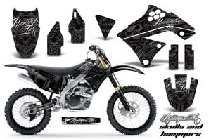 Kawasaki KXF250 Dirt Bike Custom Graphic Kit - 2009-2012