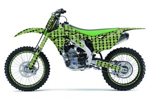 Kawasaki KXF250 Dirt Bike Graphic Kit - 2013-2016 Argyle Green