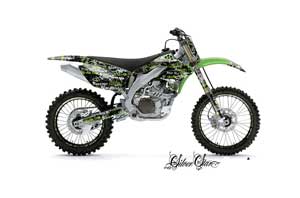Kawasaki KXF450 Dirt Bike Graphic Kit