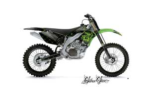 Kawasaki KXF450 Dirt Bike Graphic Kit