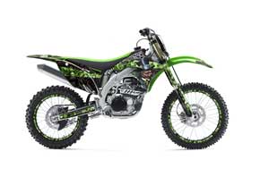 Kawasaki KXF450 Dirt Bike Graphic Kit