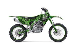 Kawasaki KXF450 Dirt Bike Graphic Kit