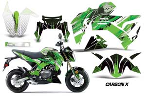 Kawasaki Z125 Pro Dirt Bike Custom Graphic Kit - 2017-2021