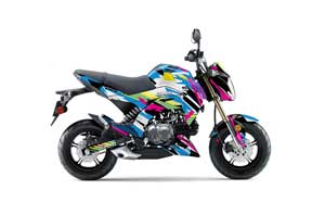 Kawasaki Z125 Pro Dirt Bike Graphic Kit