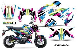 Kawasaki Z125 Pro Dirt Bike Custom Graphic Kit - 2017-2021