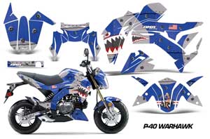 Kawasaki Z125 Pro Dirt Bike Custom Graphic Kit - 2017-2021
