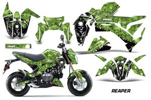 Kawasaki Z125 Pro Dirt Bike Custom Graphic Kit - 2017-2021