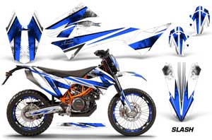 KTM Adventure 690 Enduro R Dirt Bike Graphic Kit - 2012-2018 Slash Blue