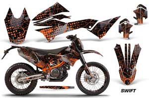 KTM Adventure 690 Enduro R Dirt Bike Graphic Kit - 2012-2018 Swift Orange