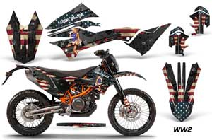 KTM Adventure 690 Enduro R Dirt Bike Graphic Kit - 2012-2018 WW2