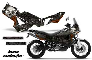KTM Adventure 990 Sport Dirt Bike Graphic Kit - 2006-2013 Bone Collector Black