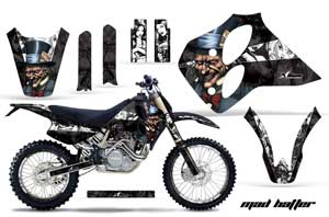 KTM C0 SX 4 Stroke Dirt Bike Graphic Kit - 1993-1997 Mad Hatter Black
