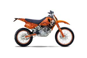 KTM C0 SX 4 Stroke Dirt Bike Graphic Kit