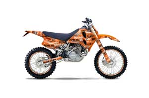 KTM C0 SX 4 Stroke Dirt Bike Graphic Kit