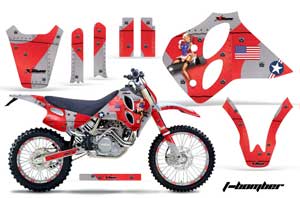 KTM C0 SX 4 Stroke Dirt Bike Custom Graphic Kit - 1993-1997
