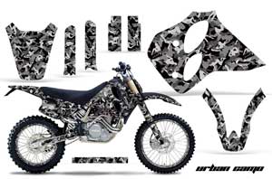 KTM C0 SX 4 Stroke Dirt Bike Graphic Kit - 1993-1997 Urban Camo Black