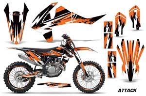 KTM C10 SX / SX-F / XC-4 Dirt Bike Custom Graphic Kit - 2016-2020