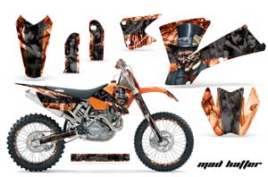 KTM C1 SX Dirt Bike Custom Graphic Kit - 2001-2004