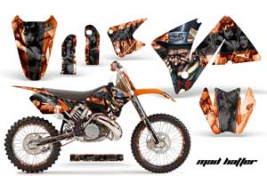 KTM C3 SX / SXS Dirt Bike Custom Graphic Kit - 2001-2002