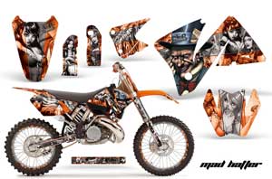 KTM C3 SX / SXS Dirt Bike Custom Graphic Kit - 2001-2002