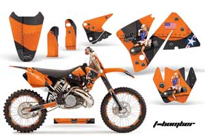 KTM C3 SX / SXS Dirt Bike Custom Graphic Kit - 2001-2002