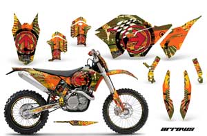 KTM C5 SX / SX-F 125 / 525 Dirt Bike Graphic Kit - 2007-2010 Arrows