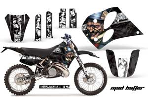 KTM C6 EXC 2 Stroke Dirt Bike Custom Graphic Kit - 1993-1997