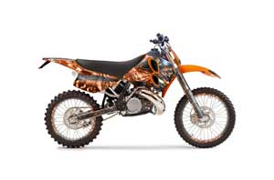 KTM C6 XC 2 Stroke Dirt Bike Graphic Kit