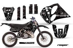 KTM C6 EXC 2 Stroke Dirt Bike Custom Graphic Kit - 1993-1997