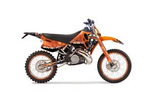 KTM C6 XC 2 Stroke Dirt Bike Graphic Kit