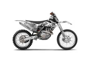 KTM C9 SX / SX-F / XC / XC-F Dirt Bike Graphic Kit - 2013-2015 Deaden White