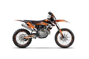 KTM SX-F / XC-F 250 / 350 / 450 Dirt Bike Graphic Kit - 2016 Attack Orange