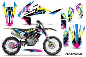 KTM SX-F / XC-F 250 / 350 / 450 Dirt Bike Graphic Kit - 2016 Flashback
