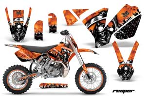 KTM SX 65 Dirt Bike Graphic Kit - 2002-2008 Reaper Orange