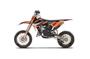 KTM SX 65 Dirt Bike Graphic Kit - 2016-2018 Attack Orange