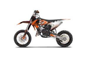 KTM SX 65 Dirt Bike Graphic Kit - 2016-2018 Carbon X Orange