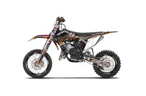KTM SX 65 Dirt Bike Graphic Kit - 2016-2018 Frenzy Orange