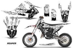 KTM SX 65 Dirt Bike Graphic Kit - 2016-2018 Reaper White