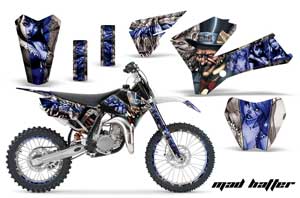 KTM SX 85 Dirt Bike Graphic Kit - 2006-2012 Mad Hatter Silver