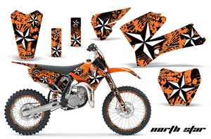 KTM SX 105 Dirt Bike Graphic Kit - 2006-2012 NorthStar Orange